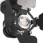 Gu10 L19 * W17cm Mini Industrial Loft Led Ceiling Spots Track Light Ceiling Downlights Spotlight Showcase Led Lighting Display for Hotel Bar Office Decor
