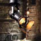 Gu10 L19 * W17cm Mini Industrial Loft Led Ceiling Spots Track Light Ceiling Downlights Spotlight Showcase Led Lighting Display for Hotel Bar Office Decor