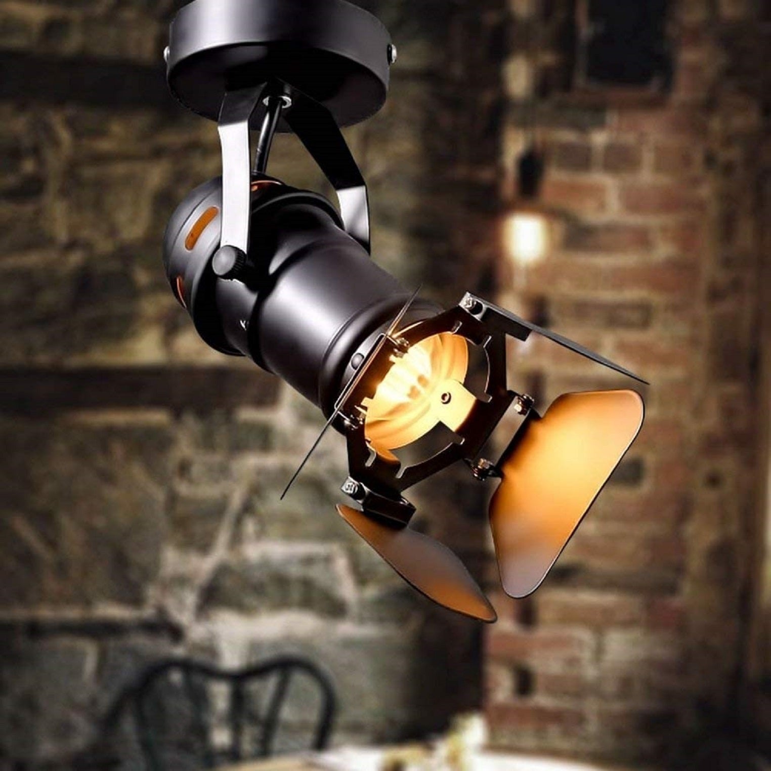 Gu10 L19 * W17cm Mini Industrial Loft Led Ceiling Spots Track Light Ceiling Downlights Spotlight Showcase Led Lighting Display for Hotel Bar Office Decor