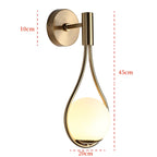 G9 Modern Wall Lamp with Milky Glass Shade, Industrial Brass Gold Globe Wall Sconce Lamp, Indoor Hardwire Hanging Wall Light Fixtures for Bedroom, Living Room, Bathroom