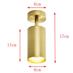 Gu10 Modern Gold Led Ceiling Spot Light 360° Adjustable Downlight Ceiling Light Clothing Shop Showrooms Exhibition Spotlight Picture Light Display Focus Commercial Lighting
